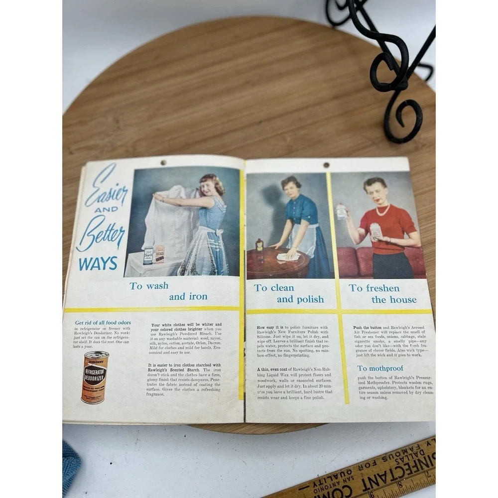 Rawleigh's Good‎ Health Guide 1957 Almanac & Cook Book Calendar